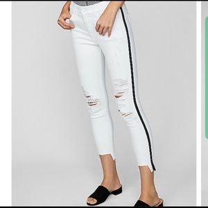 White Express Ripped Jeans